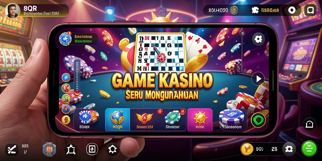 Tampilan gameplay seru dan menegangkan di 8QR.