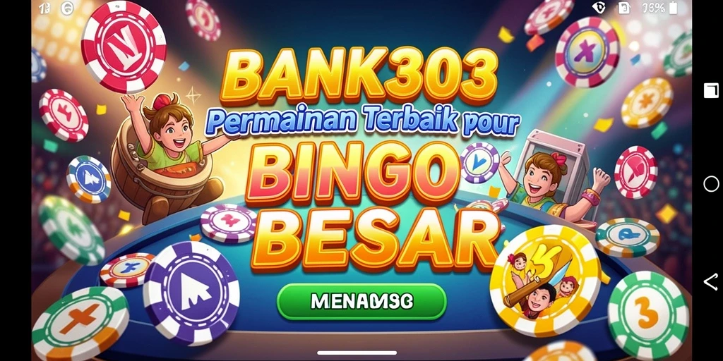 Tampilan gameplay menarik dari BANK303 saat bermain Bingo.