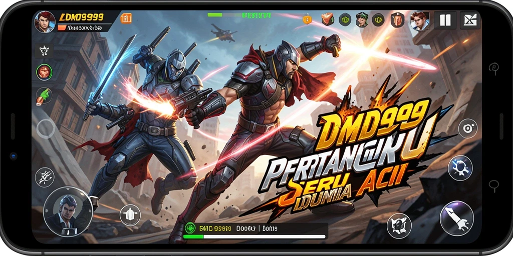 Tampilan gameplay seru DMD999 yang menegangkan dan penuh aksi.