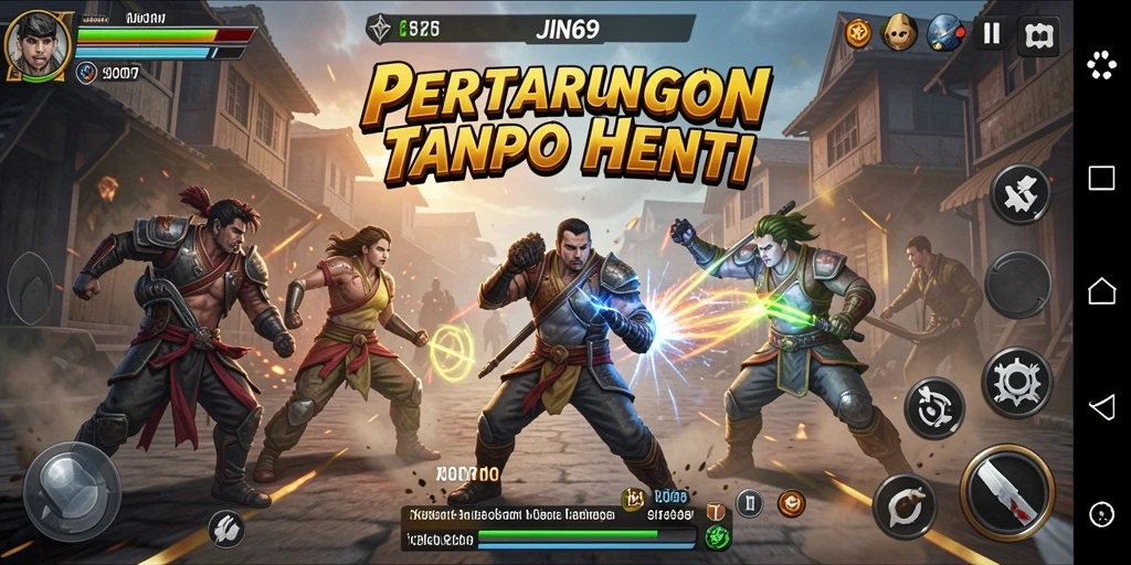 Tampilan aksi seru dalam permainan JIN69 yang menampilkan pertarungan mendebarkan.
