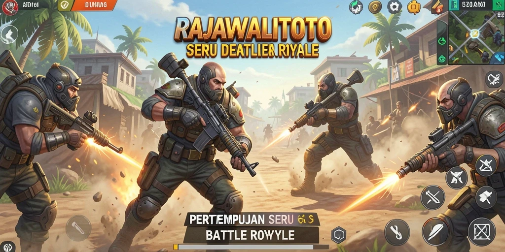 Gameplay seru dan intens dalam pertempuran Battle Royale RAJAWALITOTO.